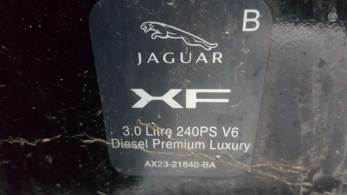 Jaguar XF rezerves daļās