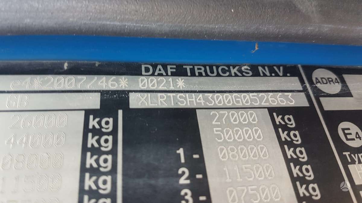 DAF XF106.510, semi-trailer trucks