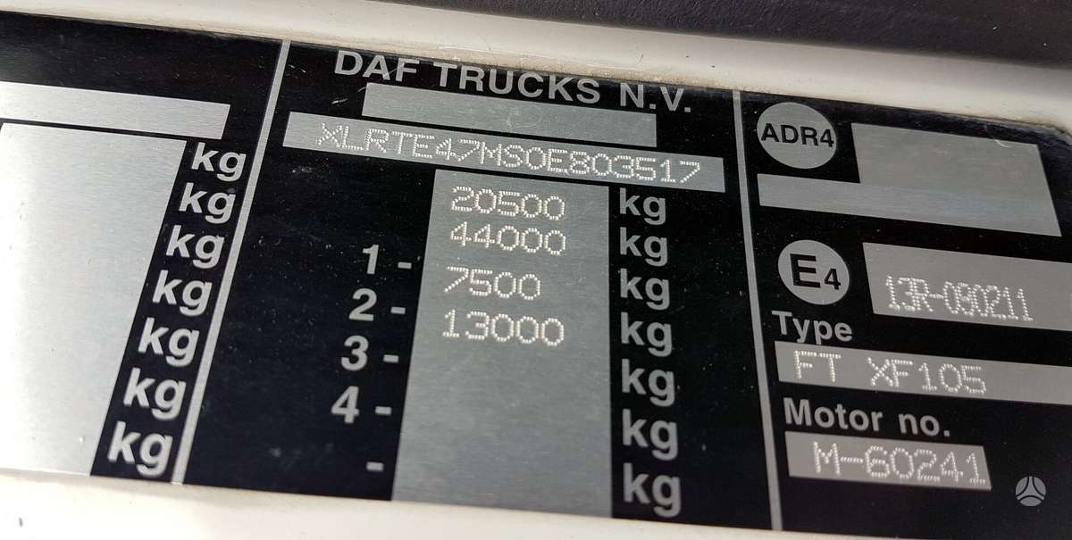 DAF XF 105.460, тягачи
