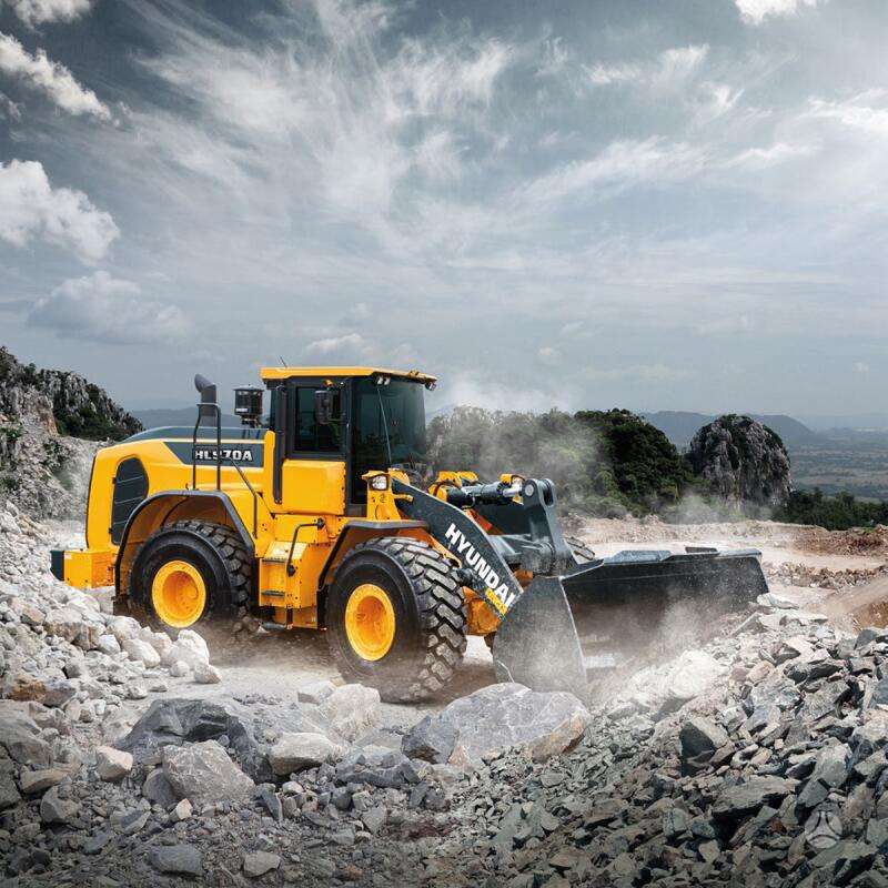Hyundai HL970A, frontal loader