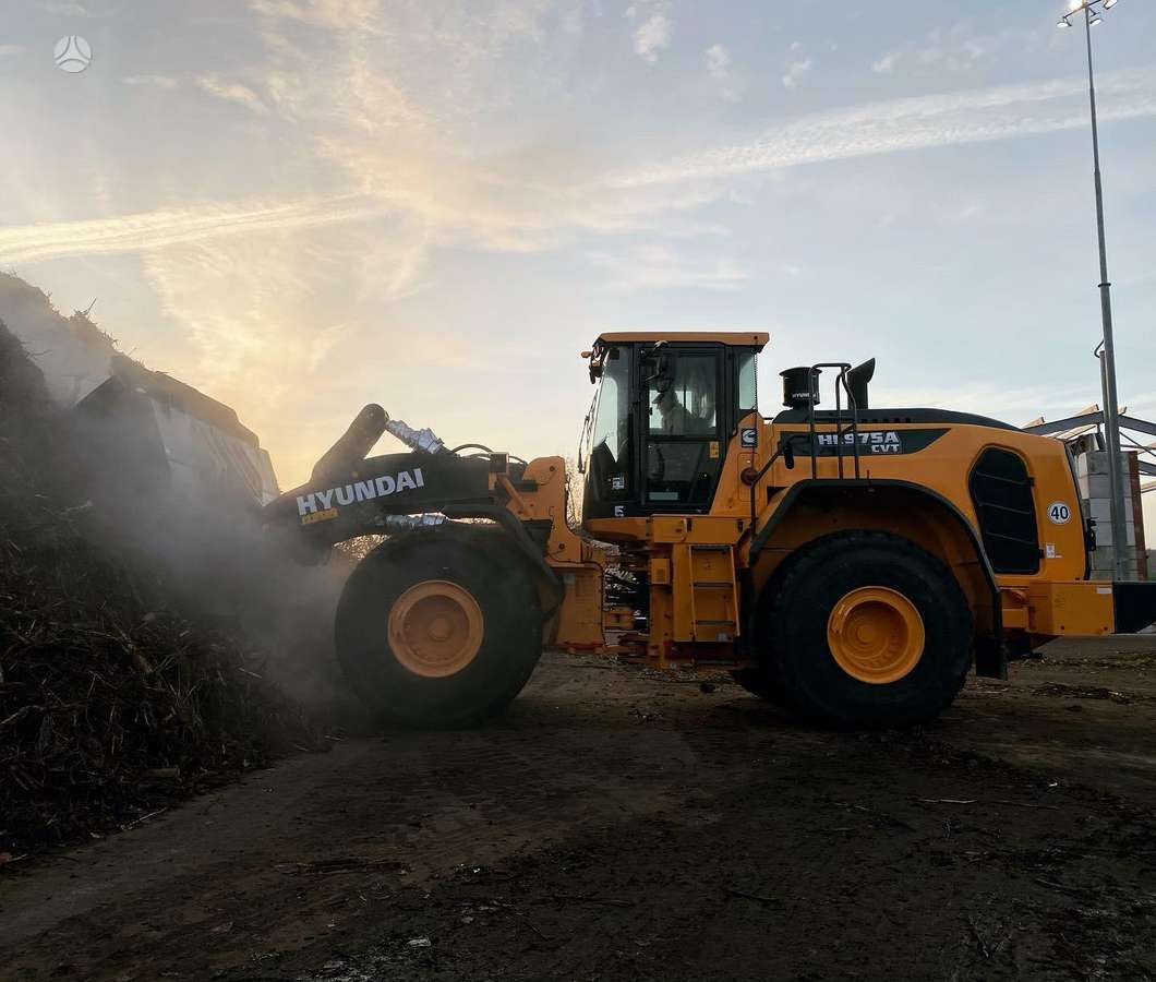 Hyundai HL975A CVT, фронтальные погрузчики