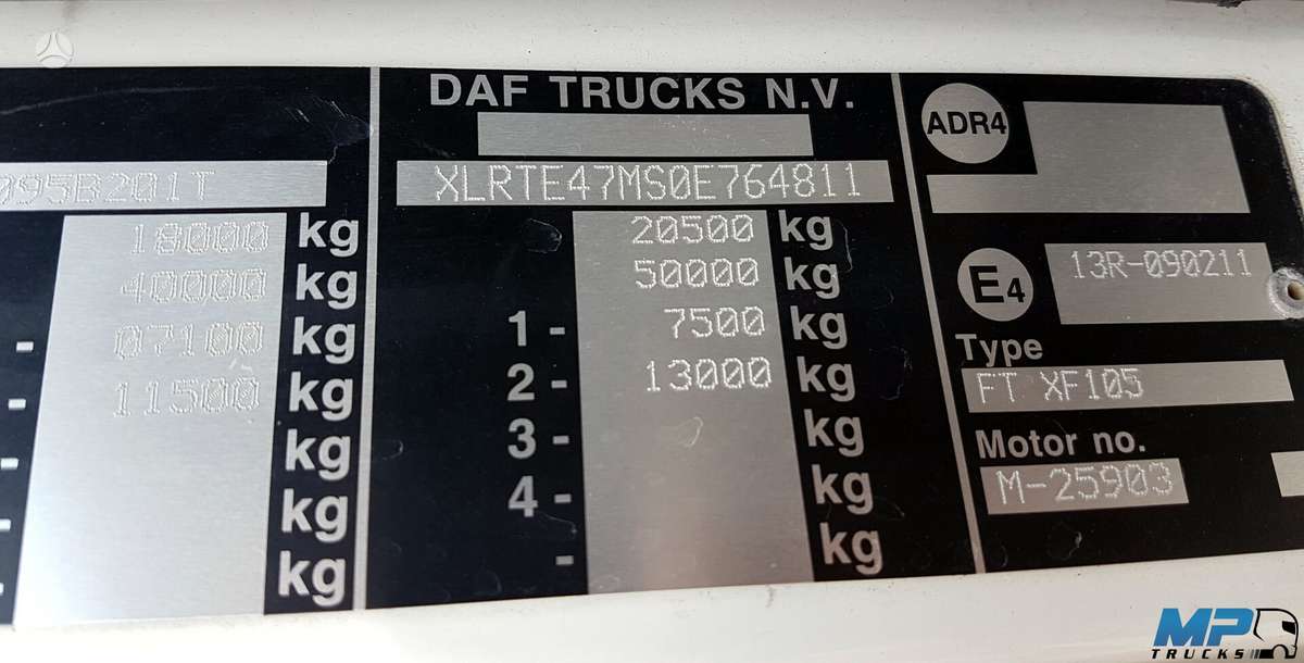 DAF XF105.410, тягачи