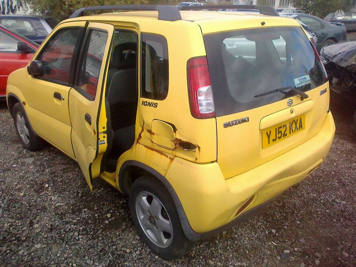 Suzuki Ignis по частям. Dalimis suzuki ignis 2002 1 3l 1328cm3 benzinas mech