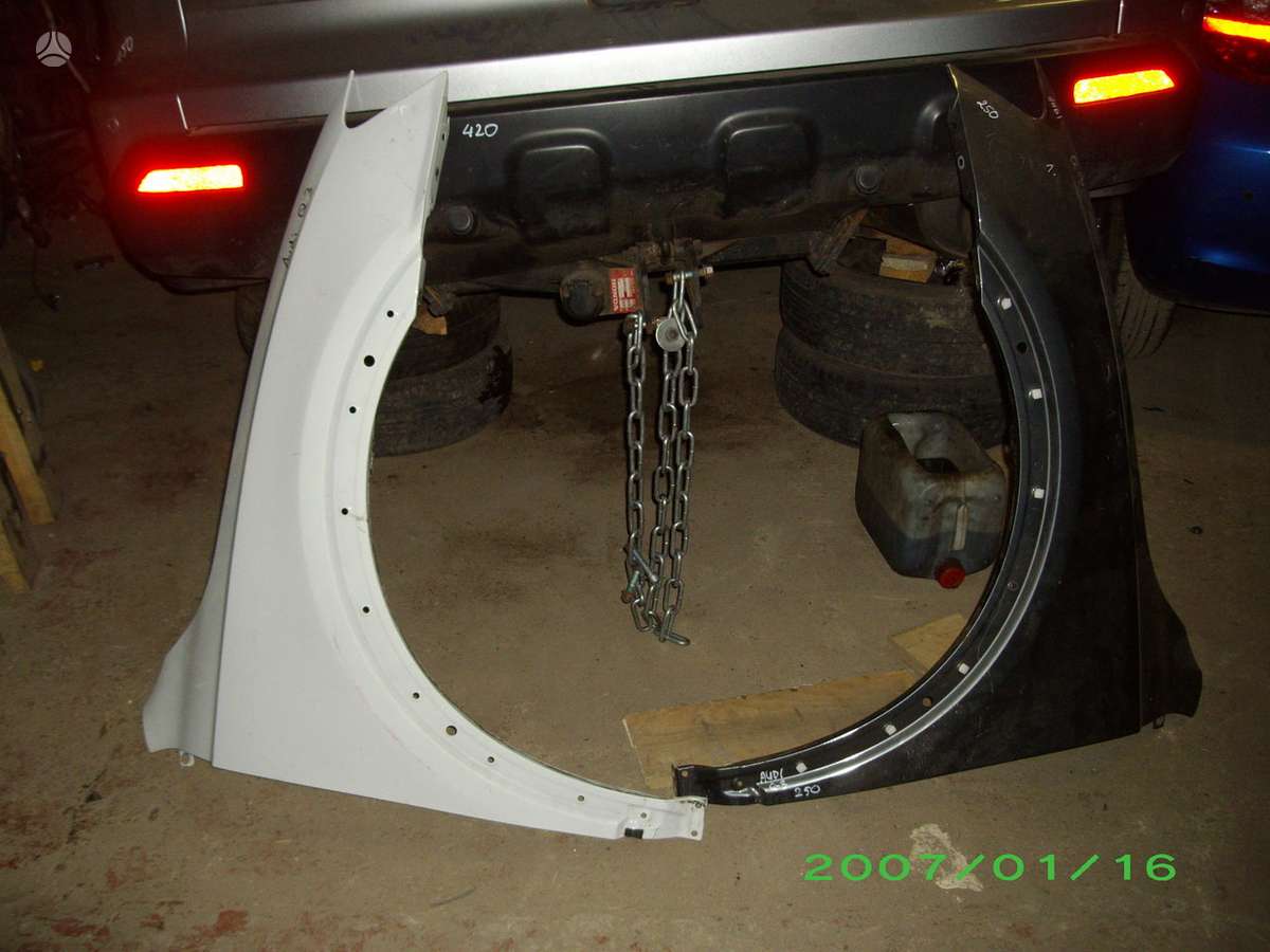 Audi Q3 kėbulo dalys