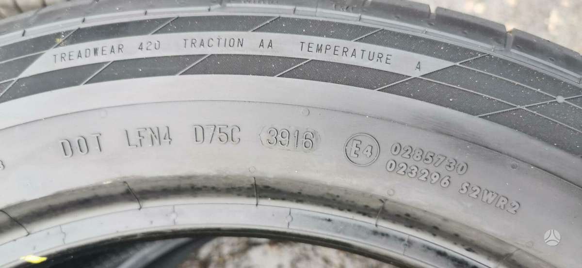 Continental, summer 255/50 R20