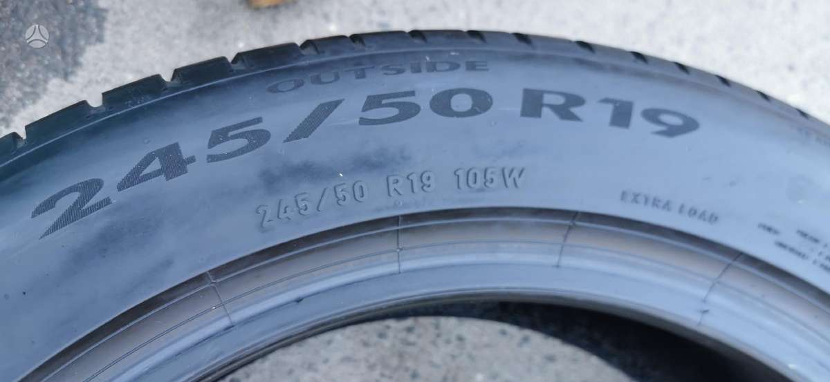 Pirelli, summer 245/50 R19