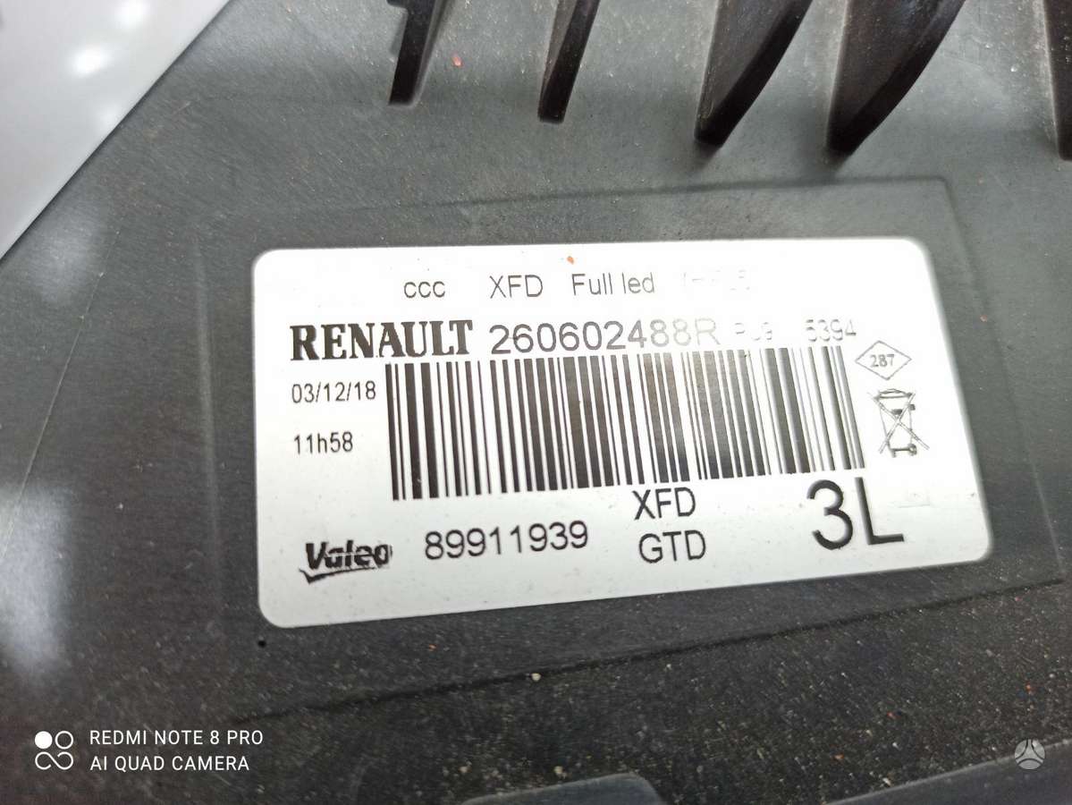 Renault Talisman trim parts