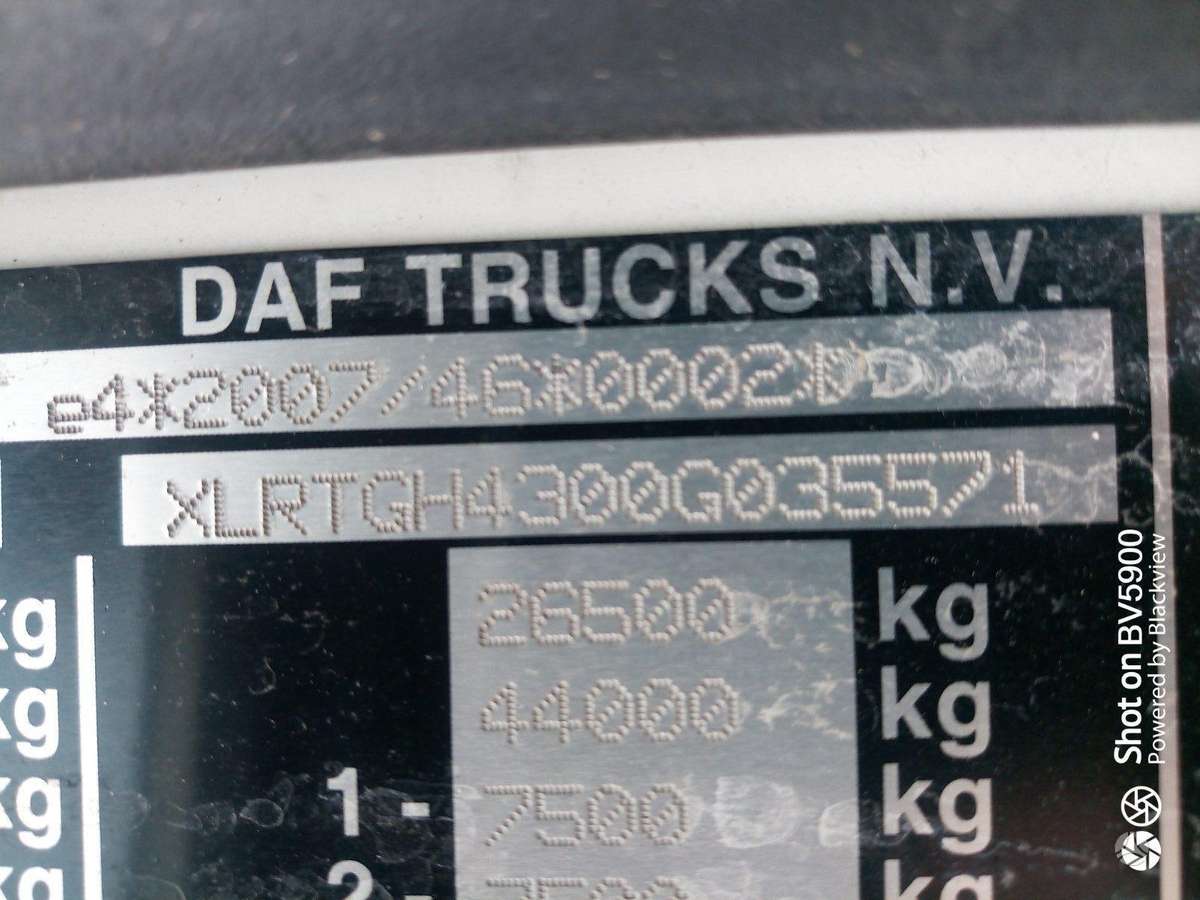 DAF XF460FTG, semi-trailer trucks