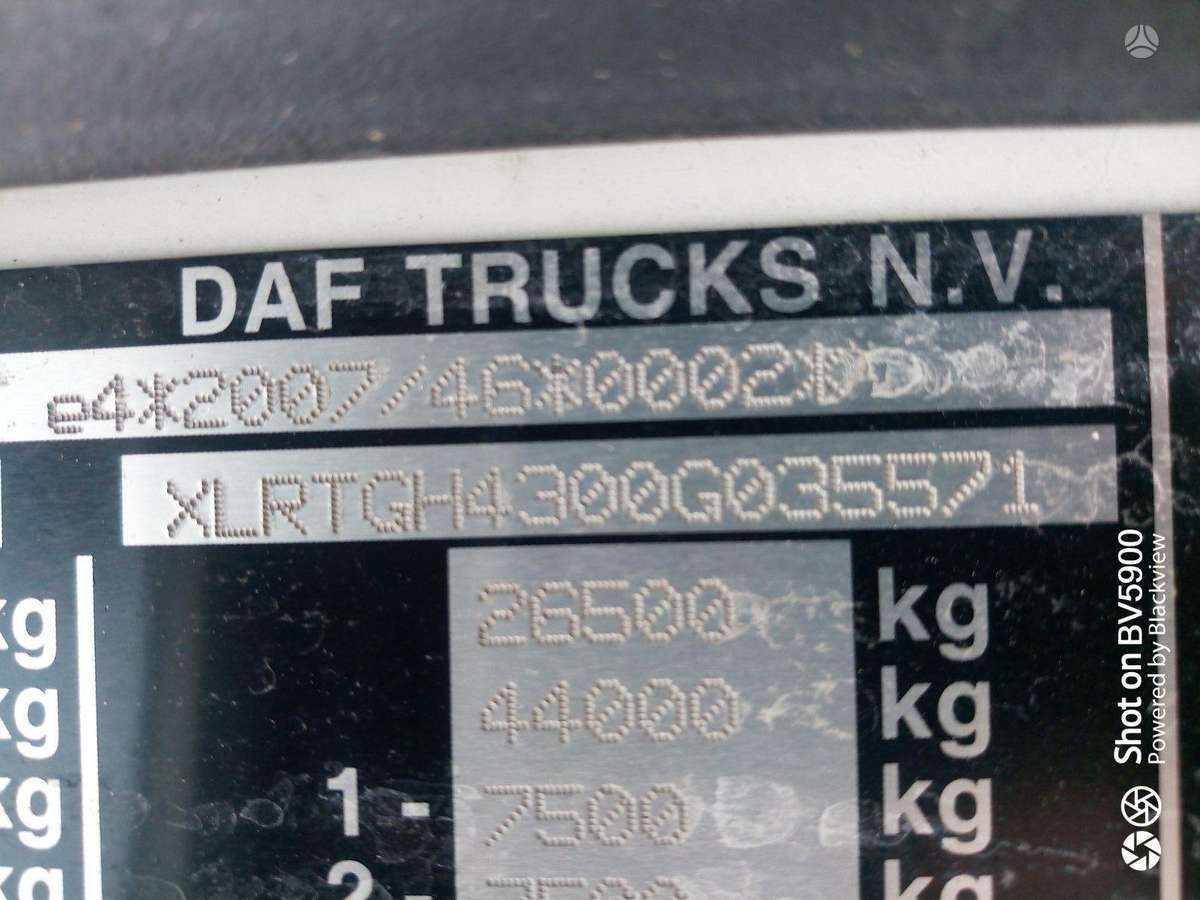 DAF XF460FTG, тягачи