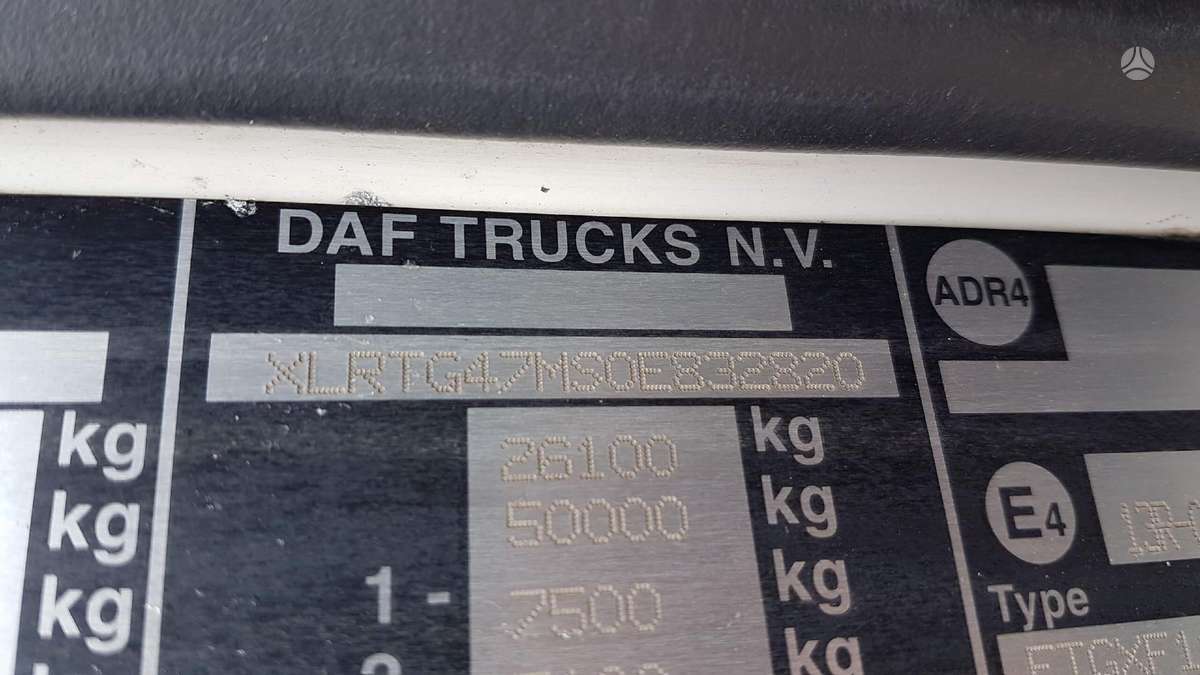 DAF XF105, vilkikai