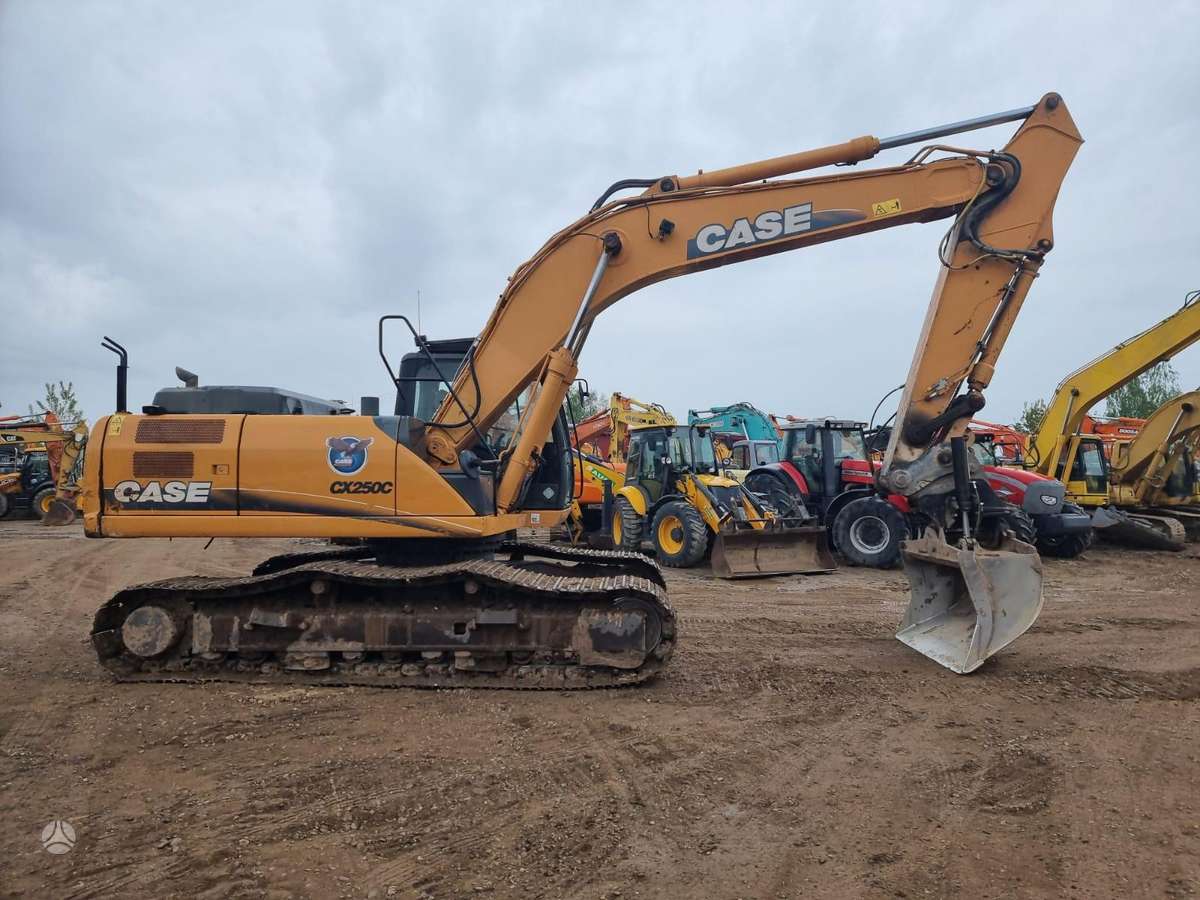 Case CX250C, ekskavatoriai