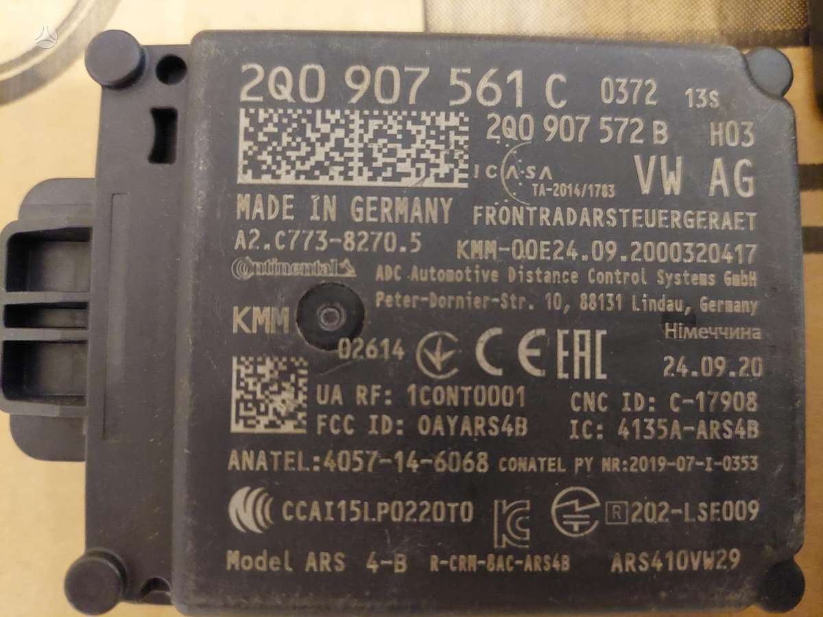 Volkswagen -kita-, 2Q0907561C, computer