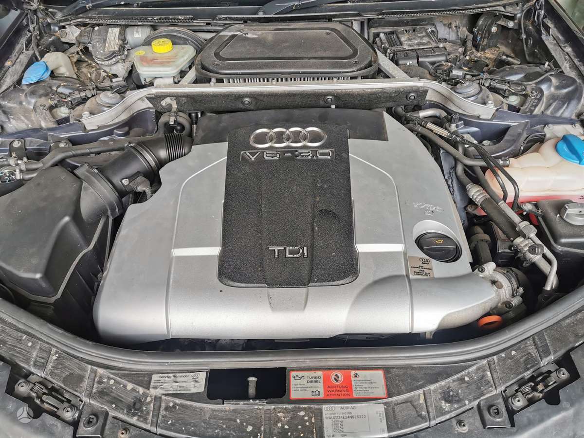 Audi A8 rezerves daļās