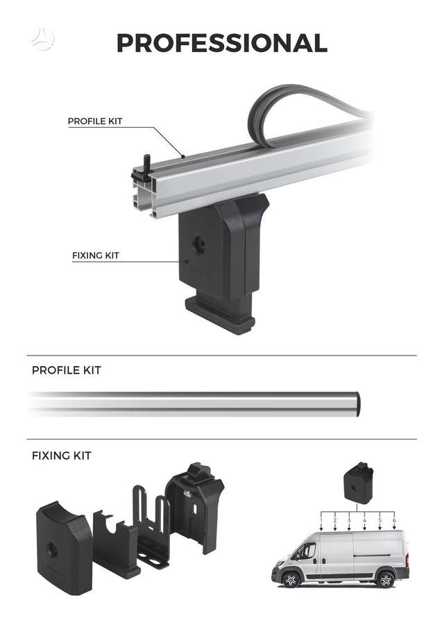 Menabo Professional Stogo Skersiniai