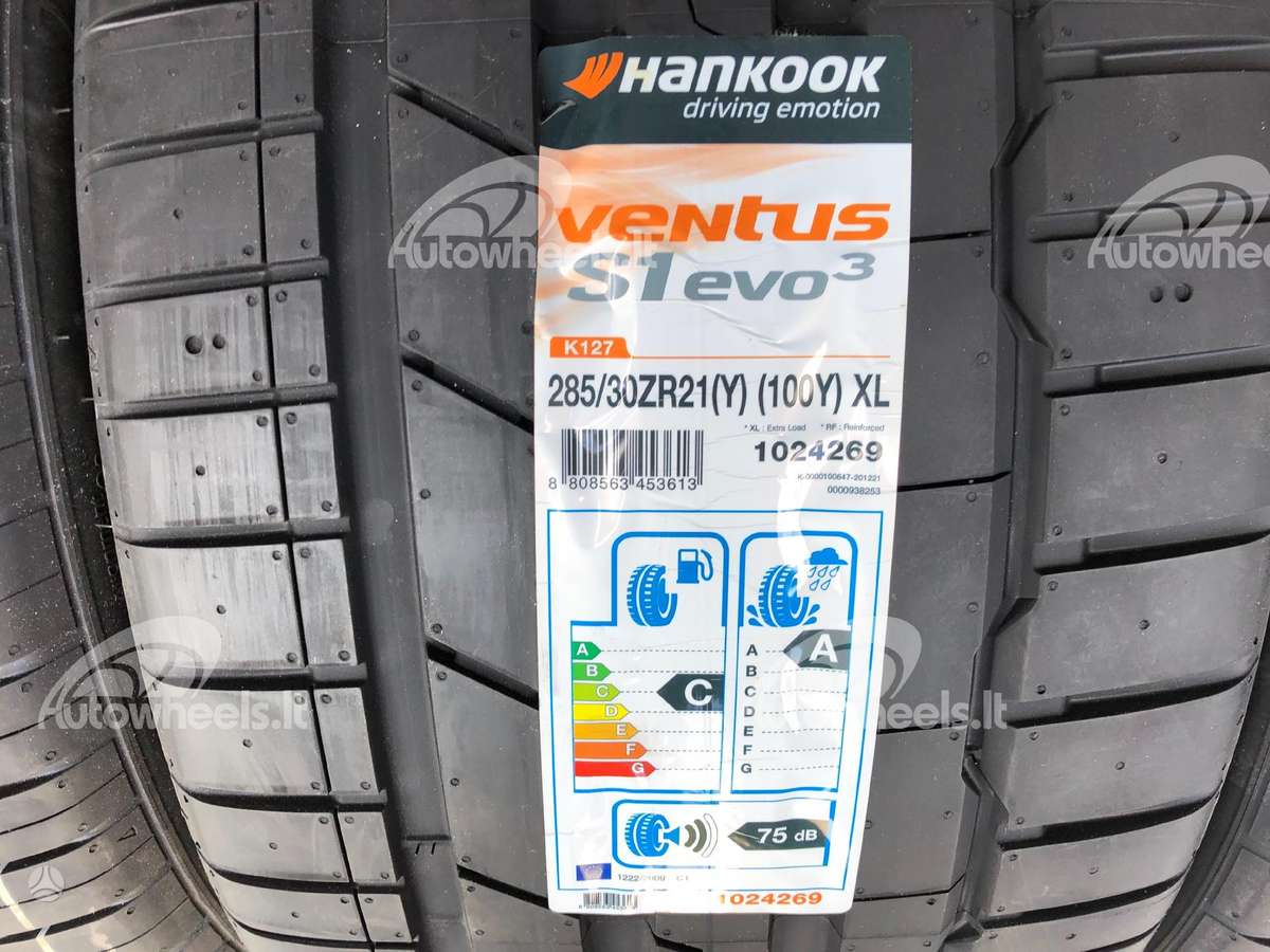 Hankook Ventus S1 Evo3, summer 285/30 R21