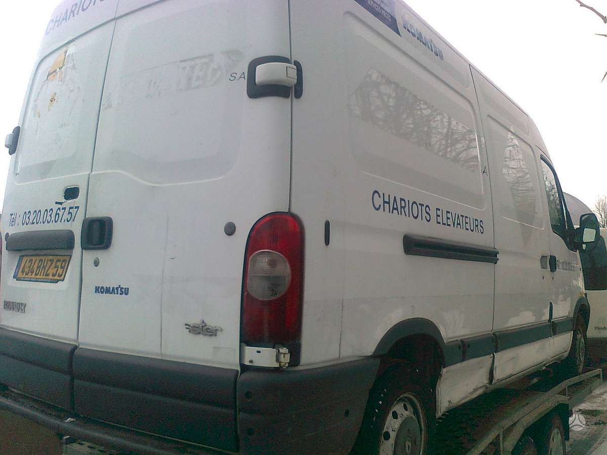 Renault Master, krovininiai mikroautobusai