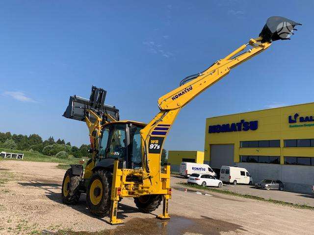 Komatsu WB97S-8, excavator loader