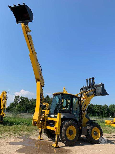 Komatsu WB97S-8, excavator loader