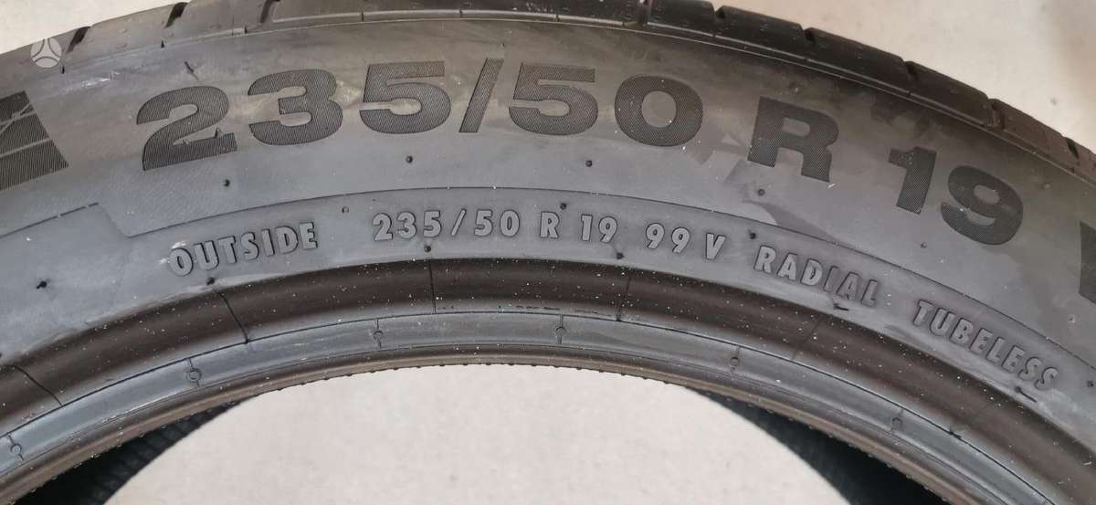 Continental, summer 235/50 R19