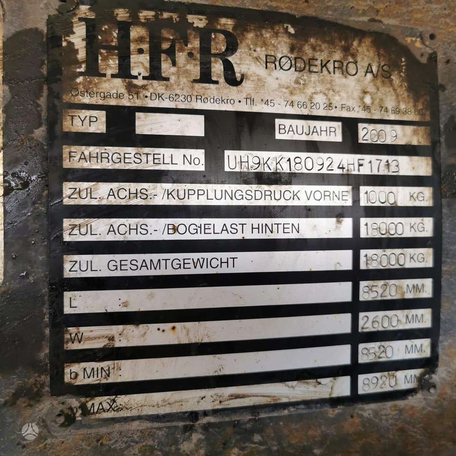 HFR HFR Trailer, рефрижераторы