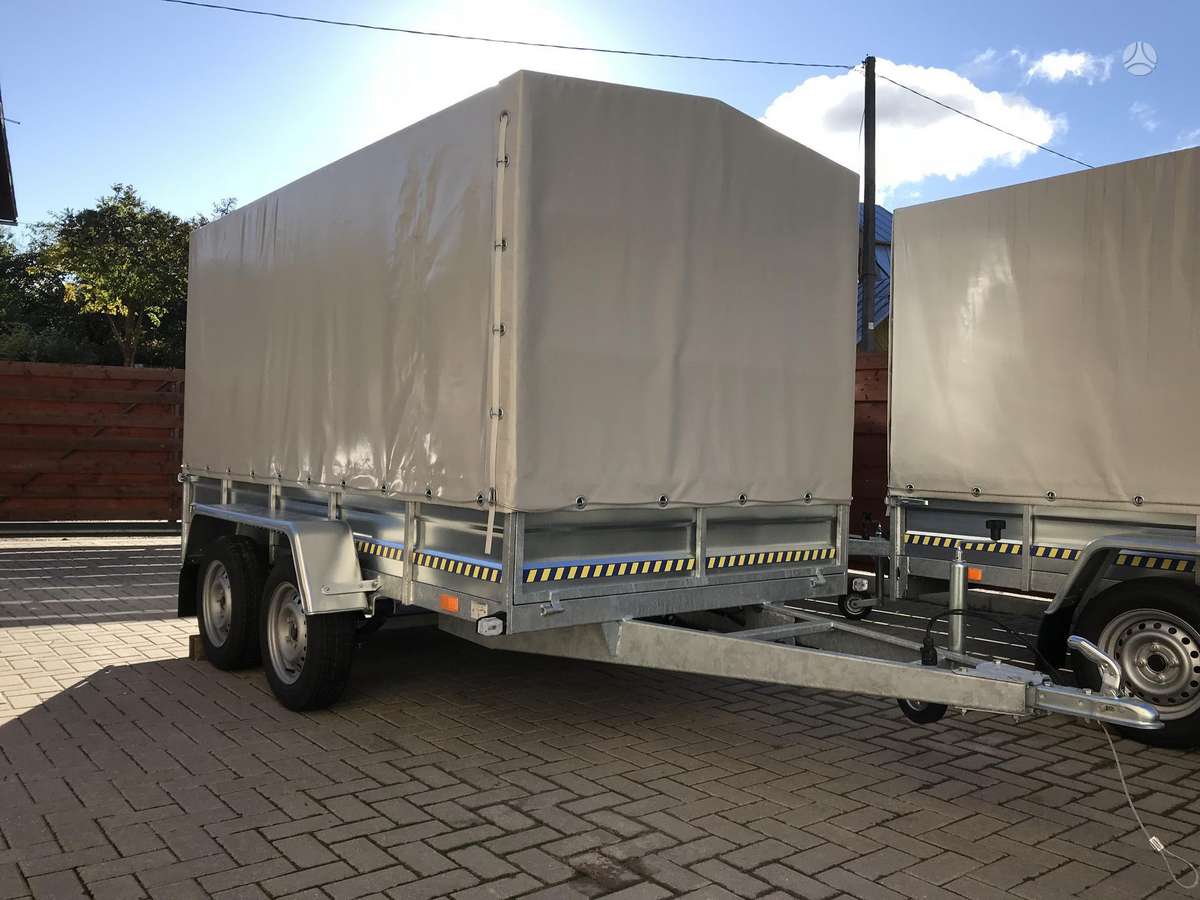 KTS Virinta, lingės, pastiprinta, passenger car trailers