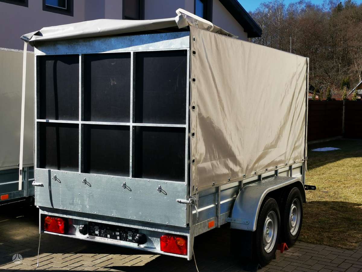 KTS Virinta, lingės, pastiprinta, passenger car trailers