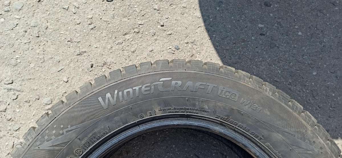 Kumho Wi31, winter 215/60 R16