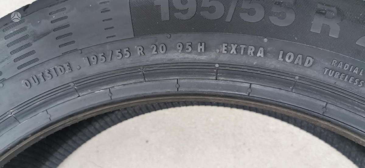 Continental, summer 195/55 R20