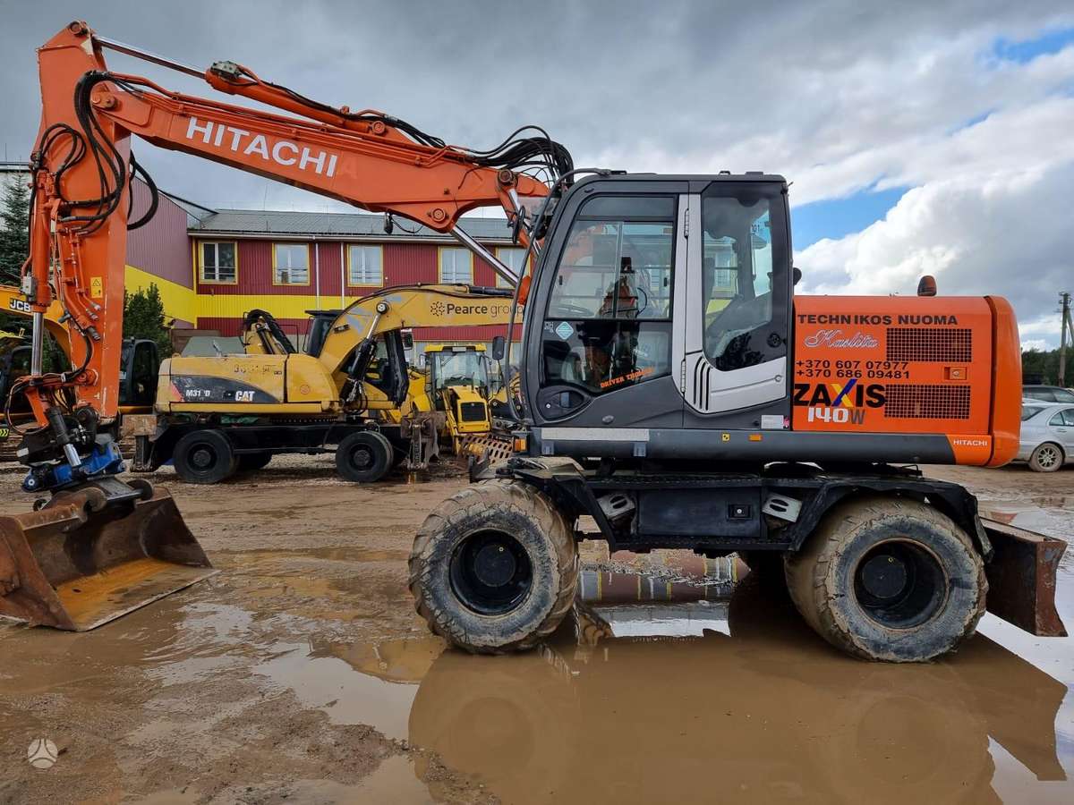 Hitachi ZX140W-3, ekskavatoriai