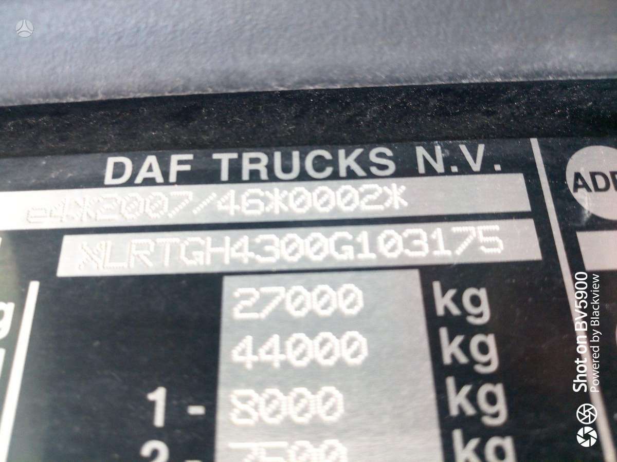 DAF Xf106.460, semi-trailer trucks