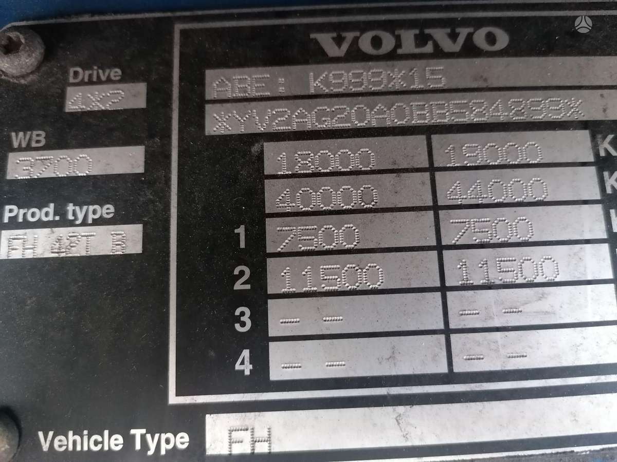 Volvo FH 13, vilkikai