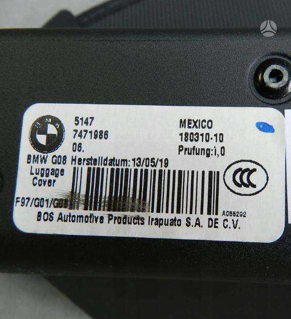 BMW X3 electrical system parts