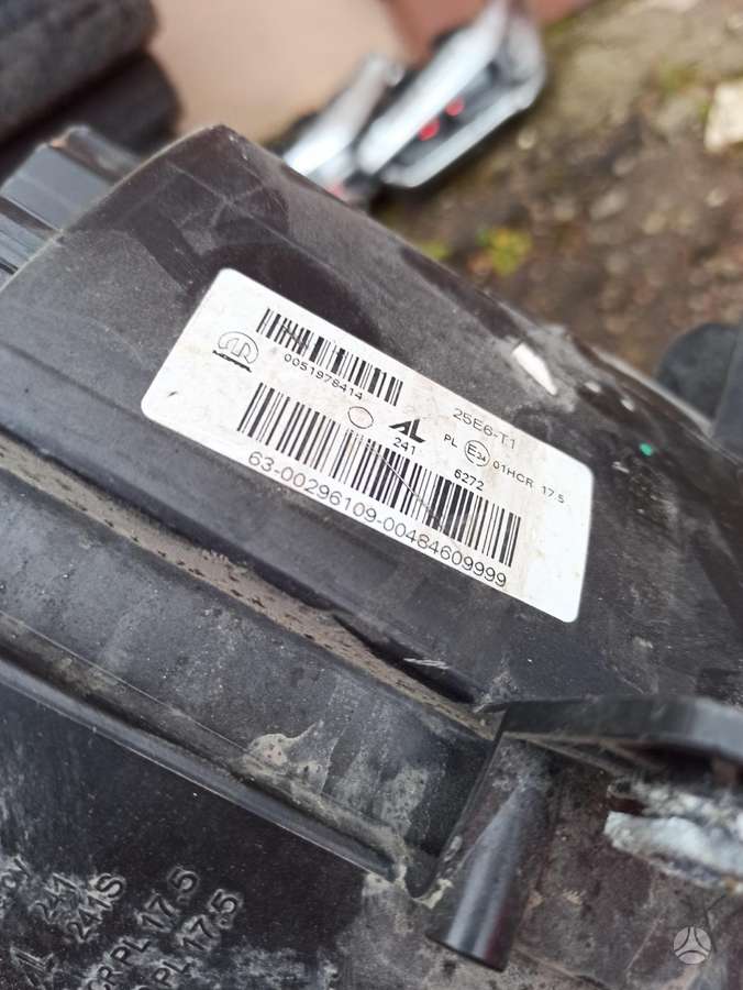 Fiat 500X kėbulo dalys