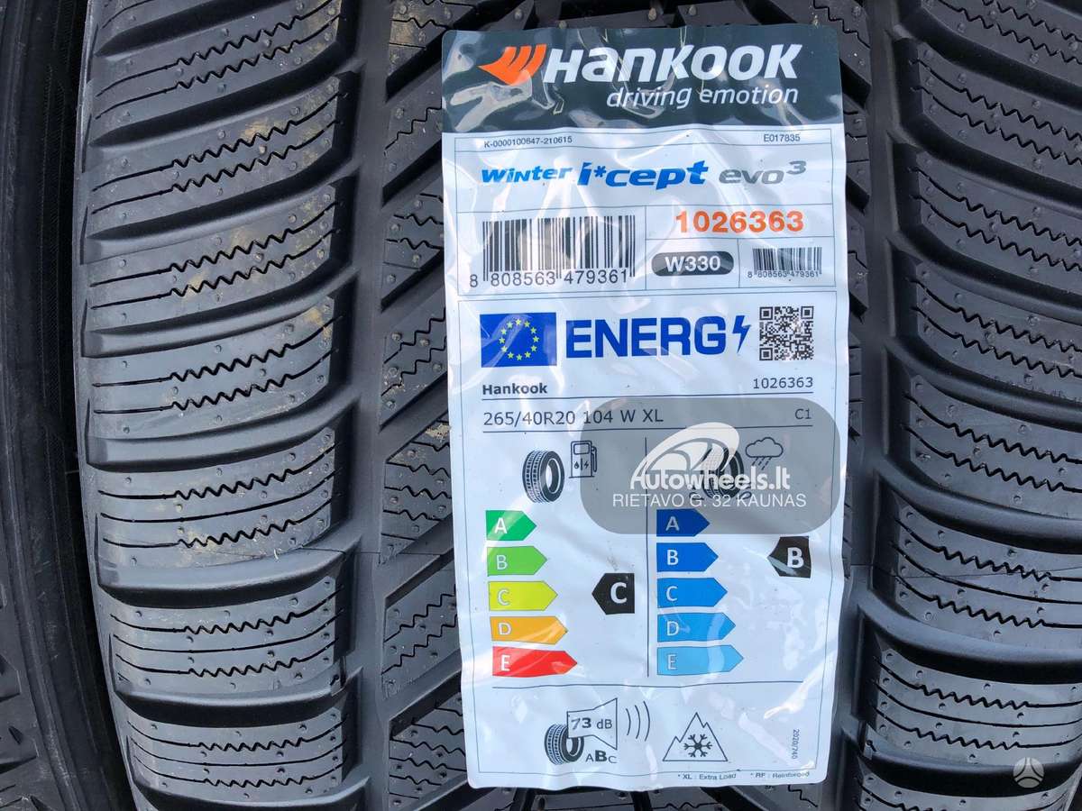Hankook Winter icept evo3, winter 265/40 R20