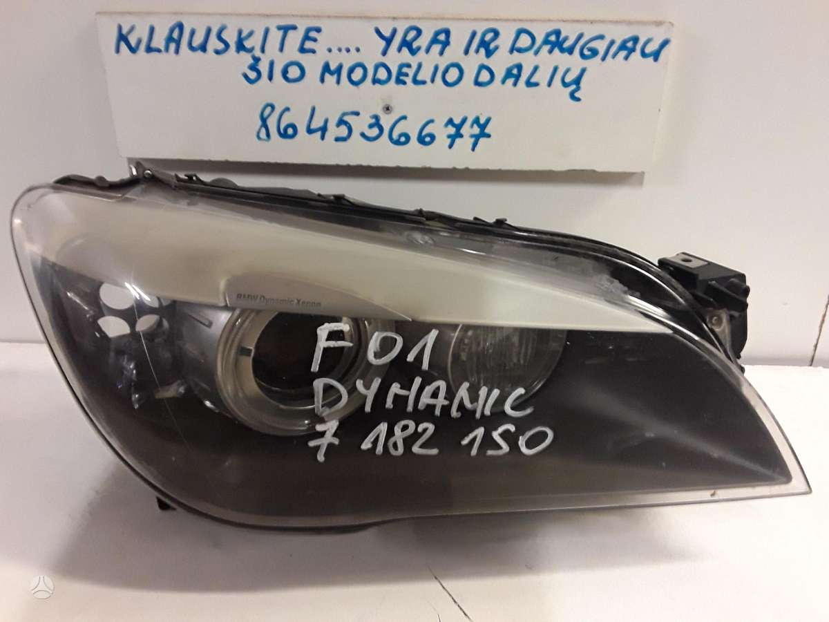 BMW 7 serija dalimis