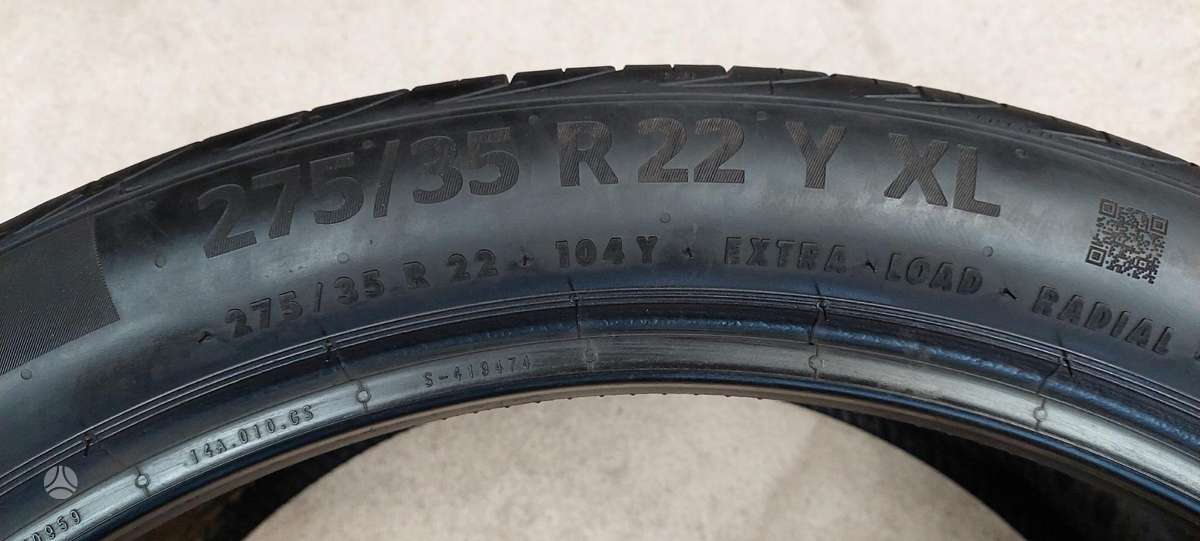 Continental, summer 275/35 R22