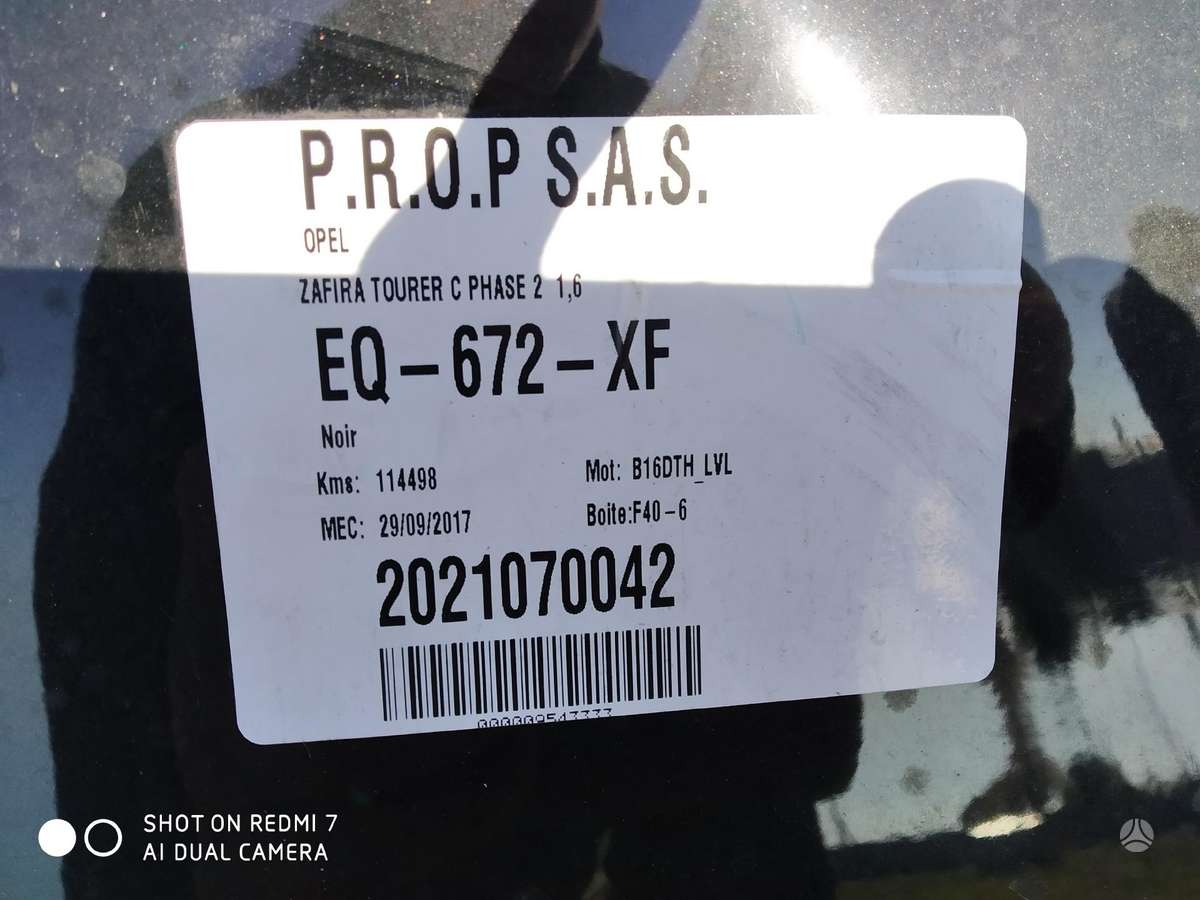 Opel Zafira B16dth
