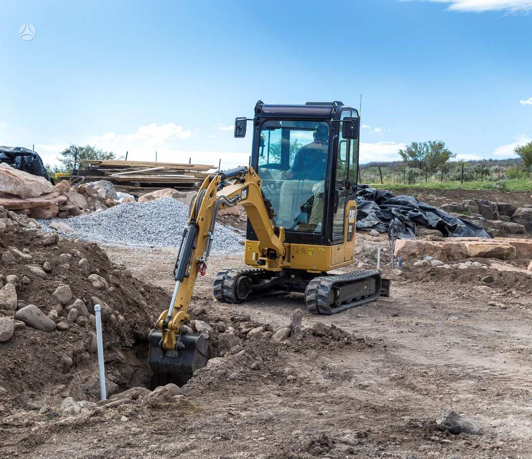 Caterpillar 302.7 NAUJOS KARTOS, мини-экскаваторы