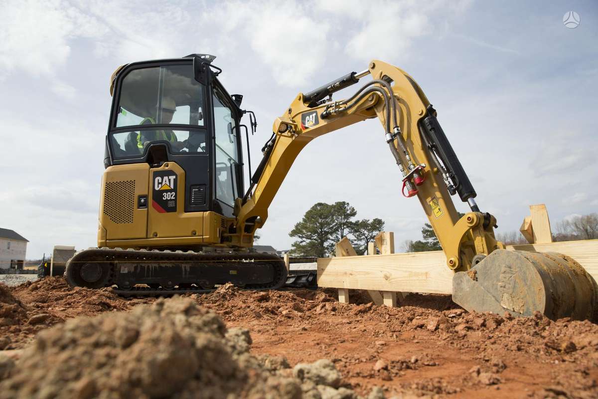 Caterpillar 302.7 NAUJOS KARTOS, мини-экскаваторы