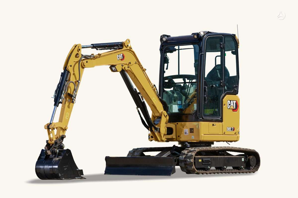 Caterpillar 302.7 NAUJOS KARTOS, мини-экскаваторы