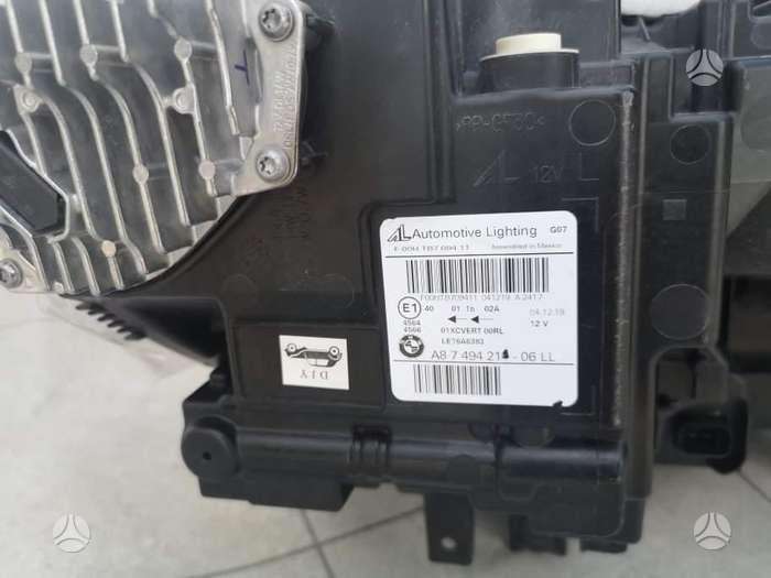 BMW X7 bumpers, lights, lamps