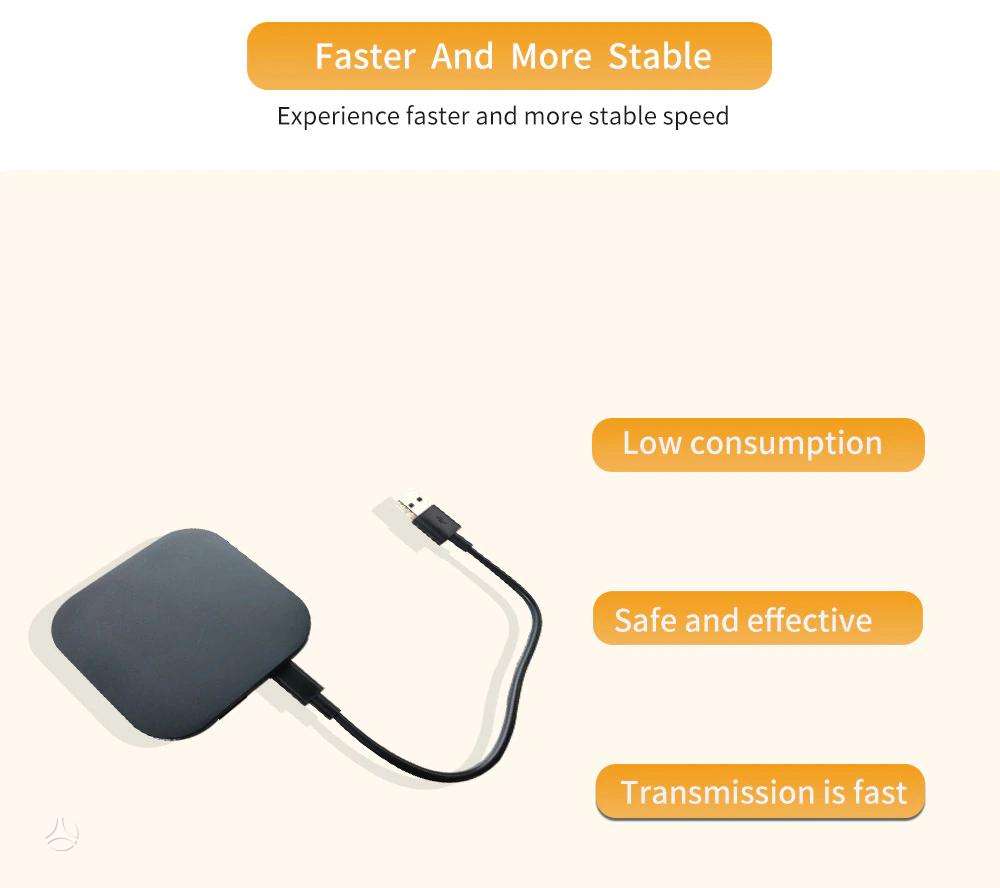 -Kita- Bevielis/wireless carplay adapteris, мультимедиa