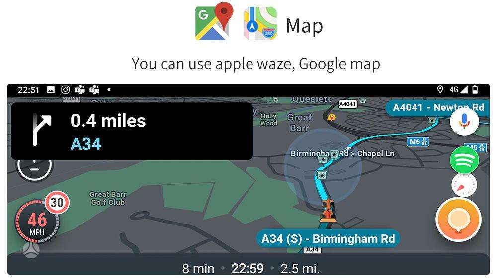 -Kita- Android auto Carplay adapteris wired to wireless, multimedija