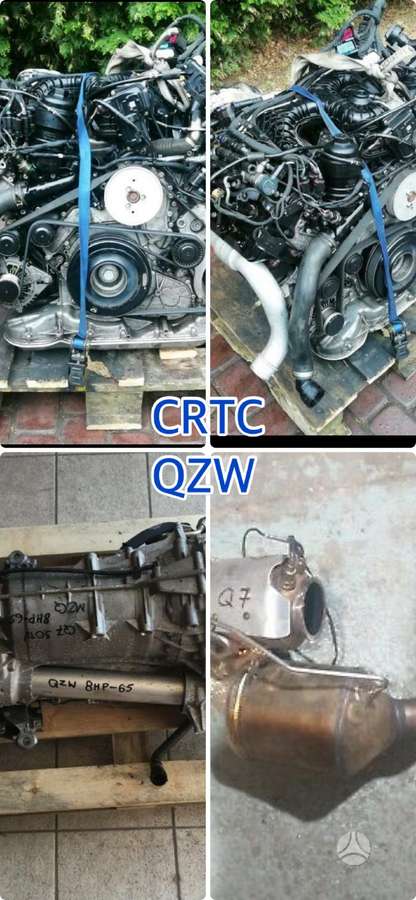 Audi Q7, CRTC, variklio detalės