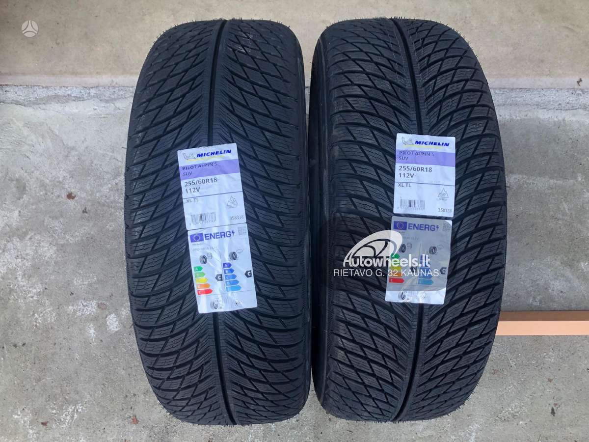 Michelin Pilot Alpin 5, winter 255/60 R18