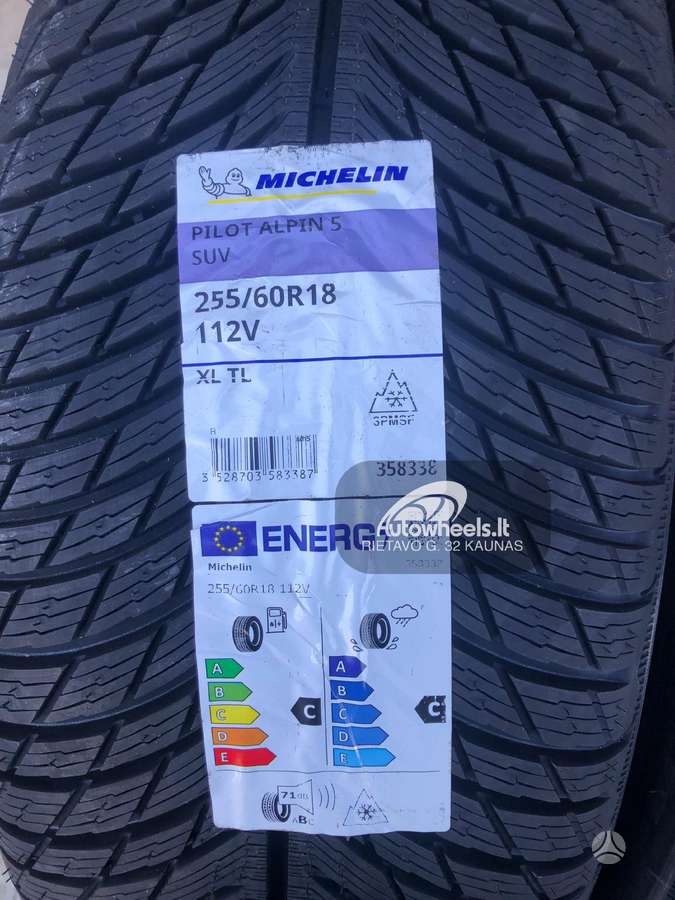Michelin Pilot Alpin 5, winter 255/60 R18