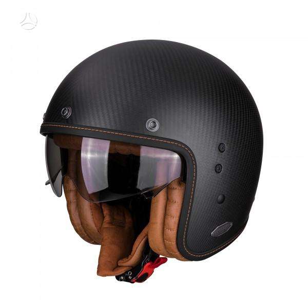 Scorpion BELFAST CARBON EVO moto šalmas, open-face