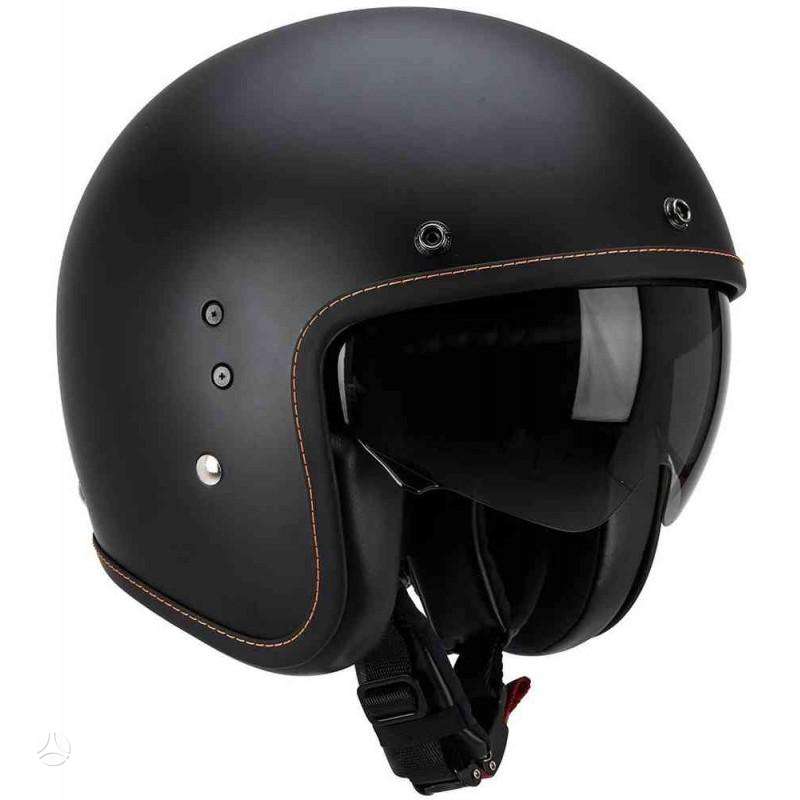 Scorpion BELFAST EVO black matt moto ša, open-face