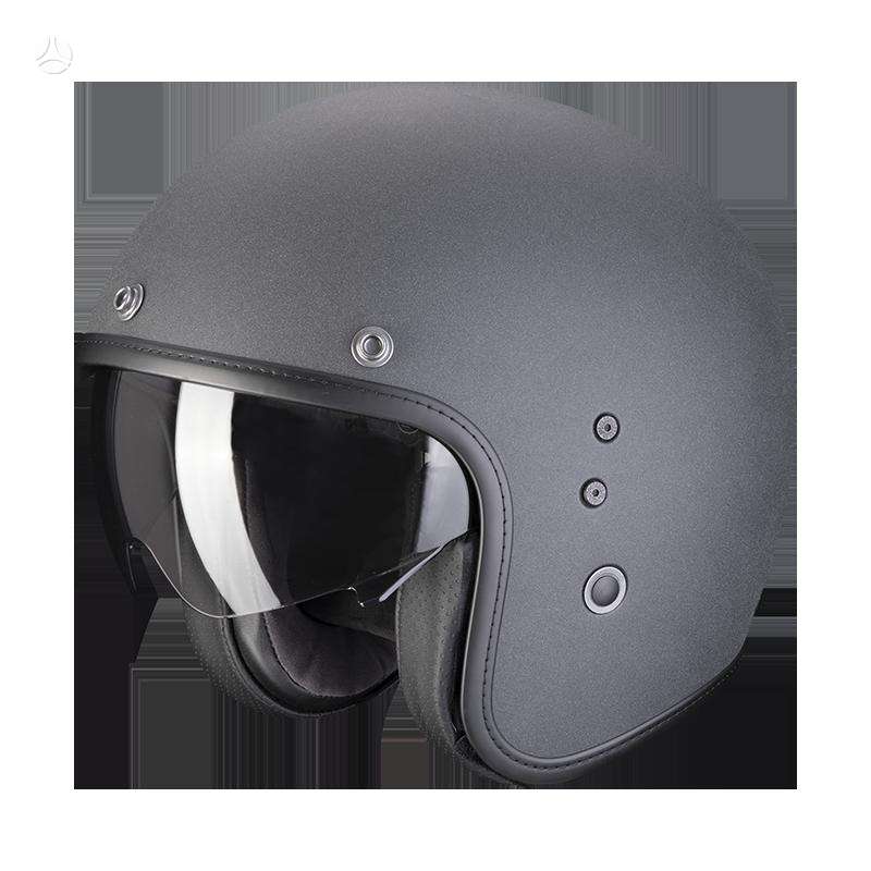 Scorpion BELFAST EVO black matt moto ša, open-face