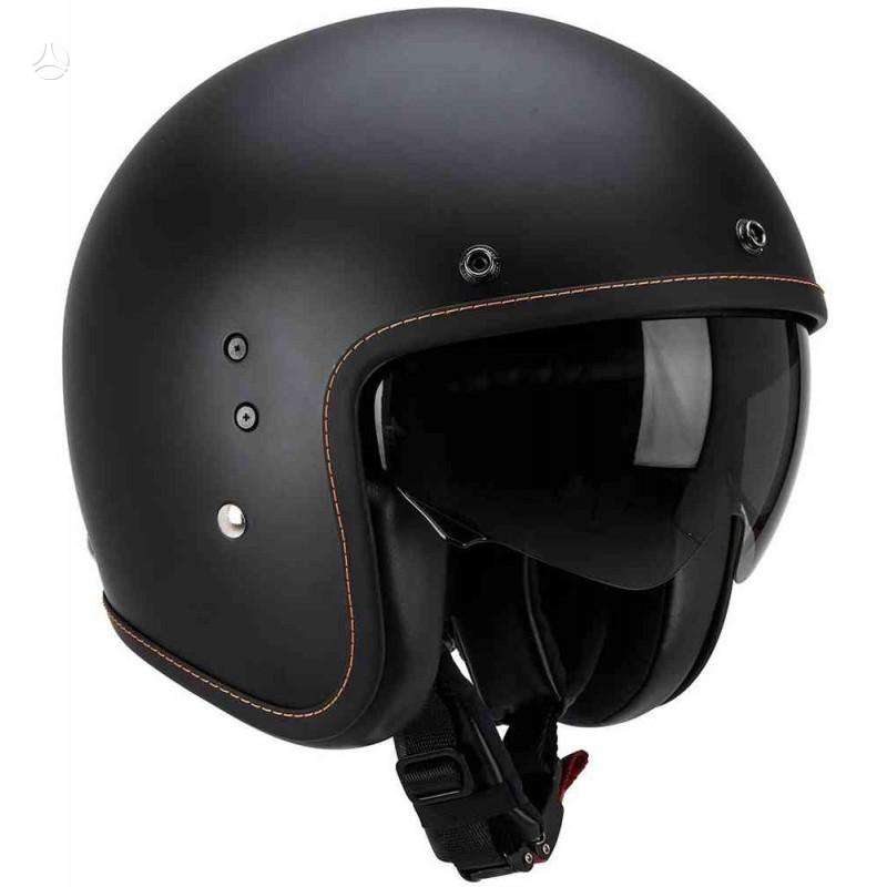 Scorpion BELFAST EVO black matt moto ša, open-face